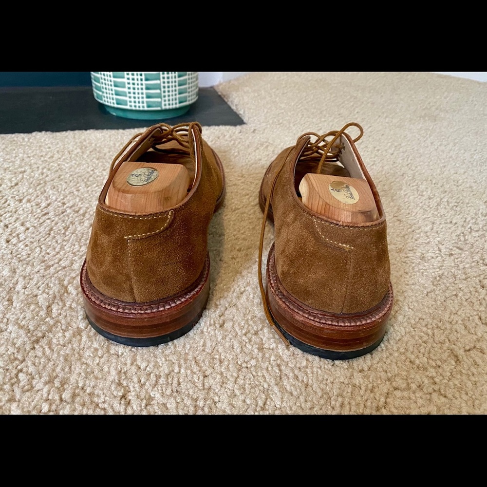 Alden Unlined Plain Toe Blucher
Snuff Suede - Picture 3 of 8